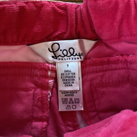 Lilly Pulitzer Colorful Patchwork Kids Pants - size 7 - adjustable waist - Picture 5 of 6